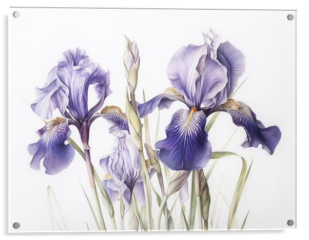 Iris Acrylic by Steve Smith