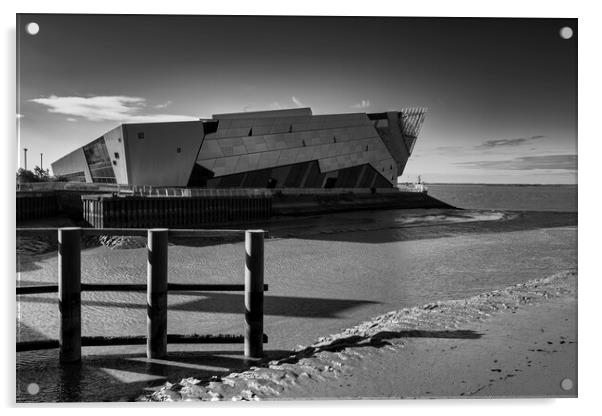 The Deep Hull Marina Acrylic by Tim Hill