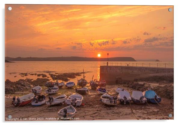 Cornish sunrise  Acrylic by Ian Stone