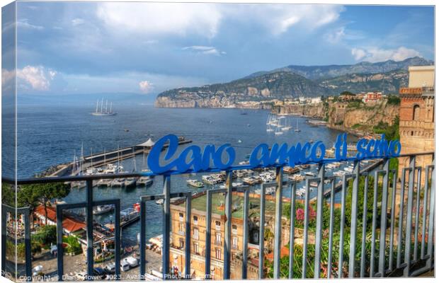  Sorrento  Canvas Print by Diana Mower
