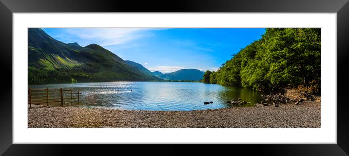 Buttermere, Cumbria Framed Mounted Print by Maggie McCall