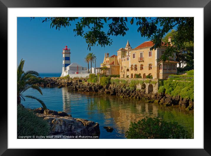 Santa Marta lighthouse Framed Mounted Print by Dudley Wood