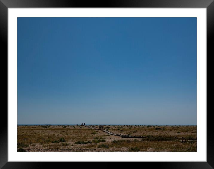 Dungeness Framed Mounted Print by Tom Lloyd