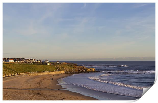 Early Morning Tynemouth Beach. Print by Kevin Tate