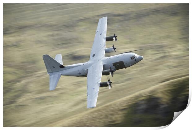 C130 Mach Loop Print by J Biggadike