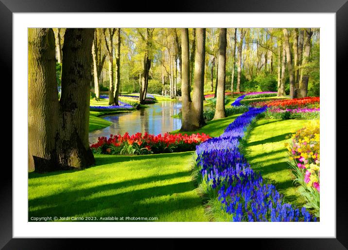 Spring Harmony - CR2305-9218-ABS Framed Mounted Print by Jordi Carrio