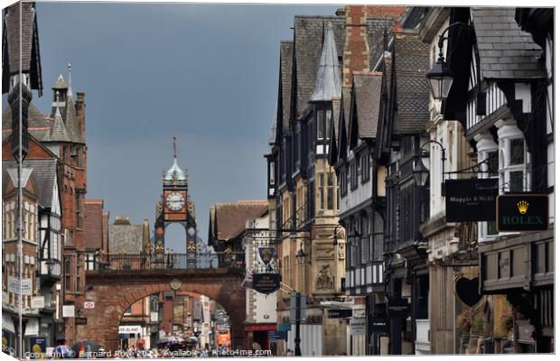 Eastgate Street Chester Canvas Print by Bernard Rose Photography