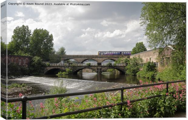 River Don Sheffield Canvas Print by Kevin Round