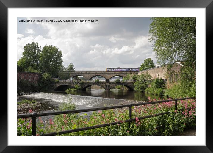 River Don Sheffield Framed Mounted Print by Kevin Round