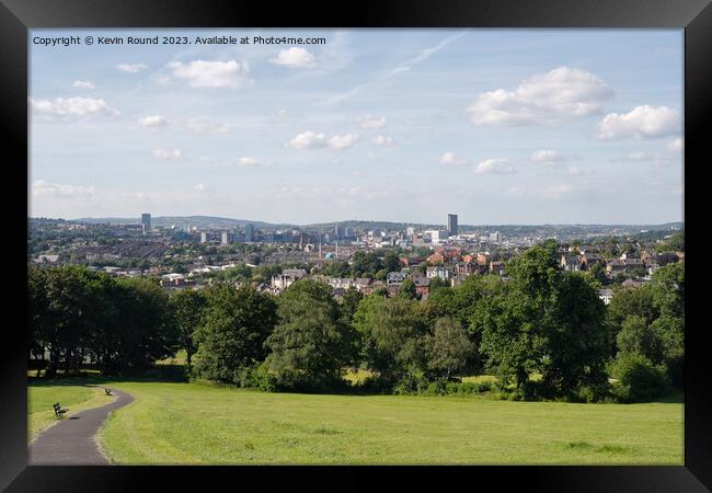Sheffield Panorama Framed Print by Kevin Round