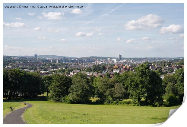 Sheffield Panorama Print by Kevin Round