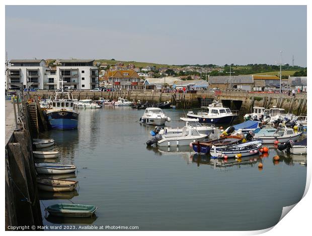 West Bay Harbour. Print by Mark Ward