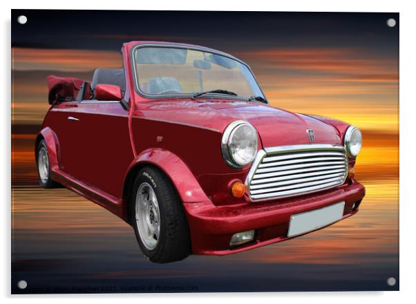 Mini Convertible Acrylic by Kevin Maughan