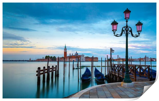 Venice Sunrise with San Giorgio Maggiore Church Print by Phil Durkin DPAGB BPE4