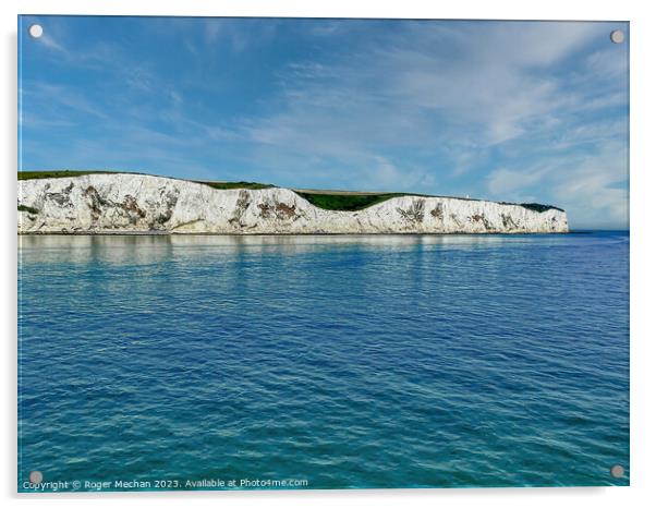 The White cliffs of Dover Acrylic by Roger Mechan