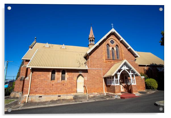 Toowoomba St James Anglican Church Acrylic by Antonio Ribeiro