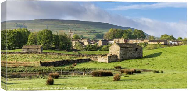Hawes, Yorkshire Dales National Park Canvas Print by Jim Monk