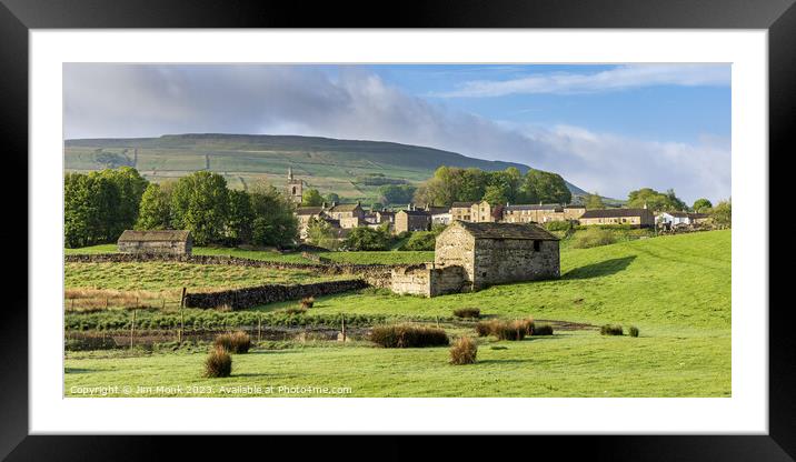 Hawes, Yorkshire Dales National Park Framed Mounted Print by Jim Monk