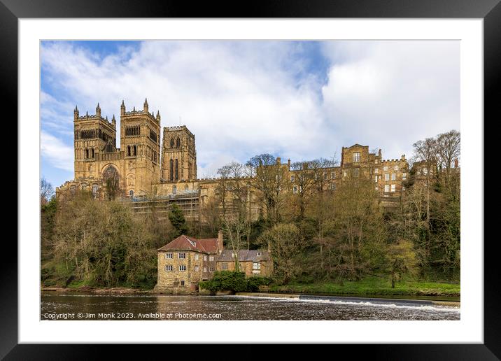 Durham Cathedral: A Breathtaking View Framed Mounted Print by Jim Monk