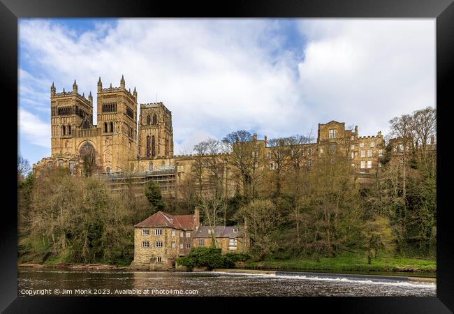 Durham Cathedral: A Breathtaking View Framed Print by Jim Monk