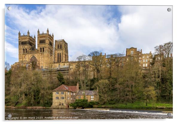 Durham Cathedral: A Breathtaking View Acrylic by Jim Monk