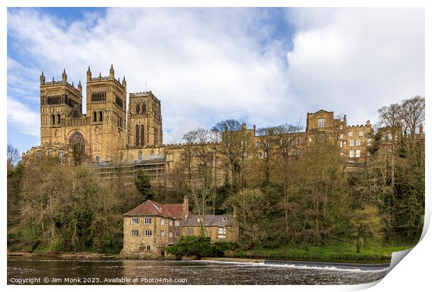 Durham Cathedral: A Breathtaking View Print by Jim Monk