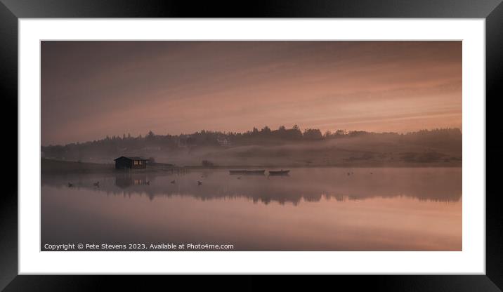 Early morning at Knapps Loch Framed Mounted Print by Pete Stevens