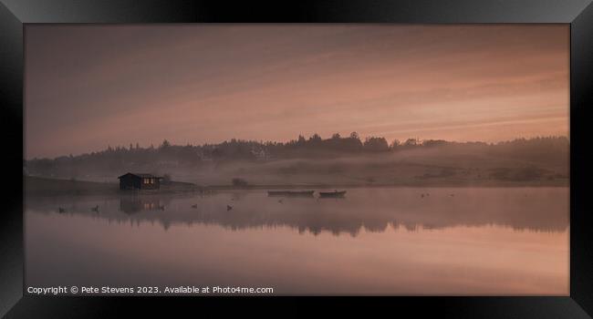 Early morning at Knapps Loch Framed Print by Pete Stevens