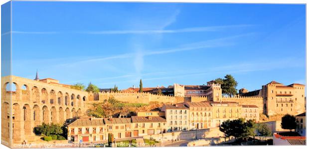 City Walls Of Segovia Canvas Print by Igor Alifanov