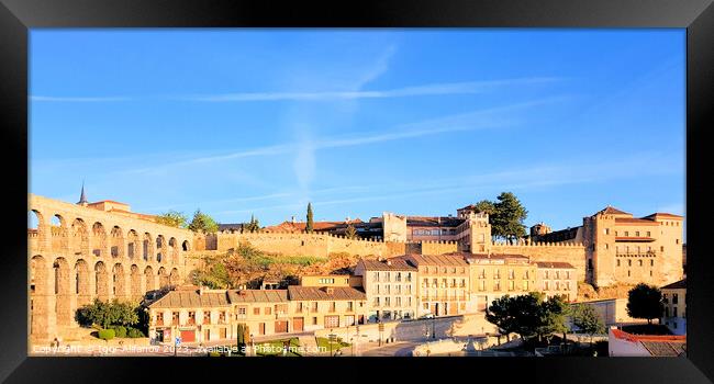City Walls Of Segovia Framed Print by Igor Alifanov