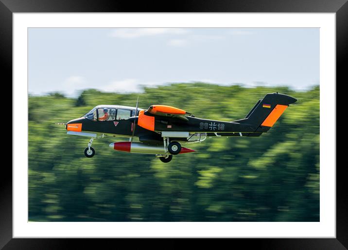 OV10 Bronco Take Off Framed Mounted Print by J Biggadike