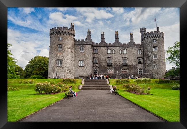 Kilkenny Castle and Garden In Ireland Framed Print by Artur Bogacki