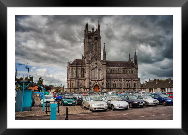 St Mary Cathedral in Kilkenny Framed Mounted Print by Artur Bogacki