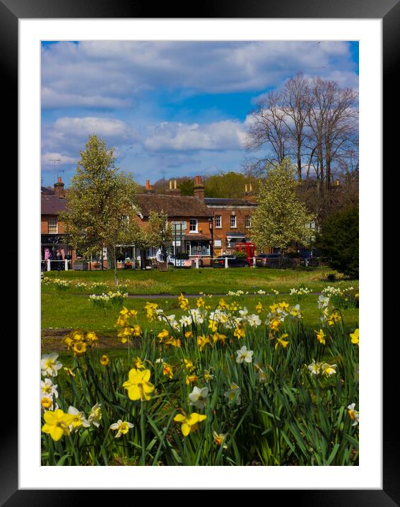 Hartley Wintney, Hampshire  Framed Mounted Print by Philip Enticknap