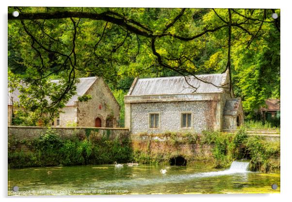 Arundel Mill Acrylic by Len Brook