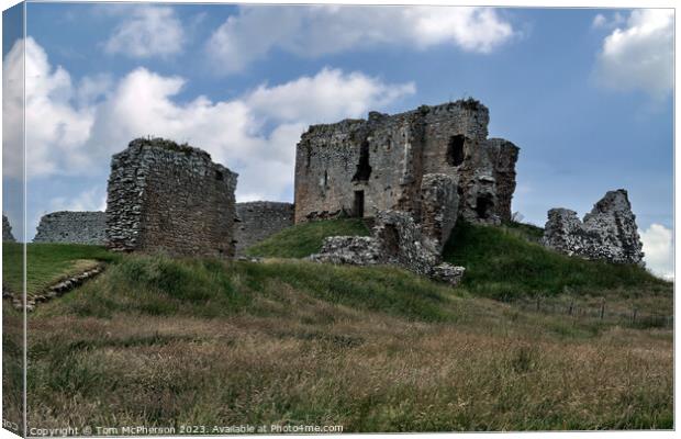 Enchanting Ruins of Duffus Castle Canvas Print by Tom McPherson