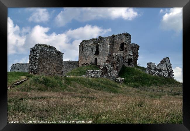Enchanting Ruins of Duffus Castle Framed Print by Tom McPherson