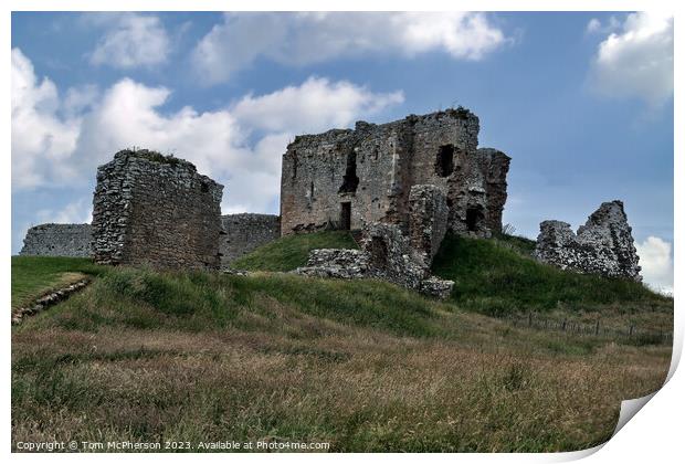 Enchanting Ruins of Duffus Castle Print by Tom McPherson