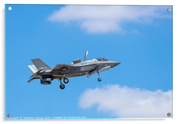 F-35B LIGHTNING Acrylic by Stephen Young