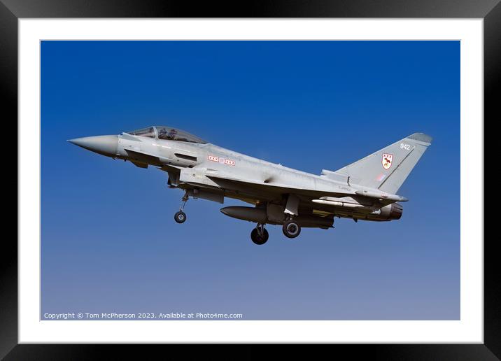 Eurofighter Typhoon  Framed Mounted Print by Tom McPherson
