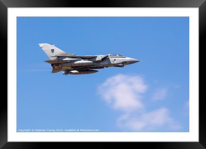 RAF Tornado Framed Mounted Print by Stephen Young