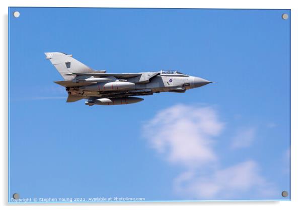 RAF Tornado Acrylic by Stephen Young