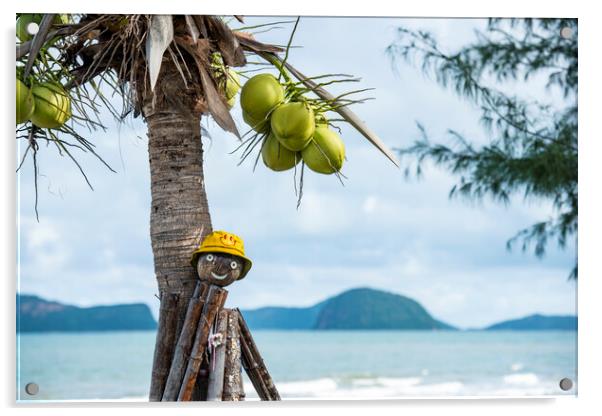 THAILAND PRACHUAP SAM ROI YOT BEACH Acrylic by urs flueeler