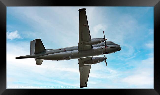 Striking French Navy Aircraft Framed Print by Tom McPherson