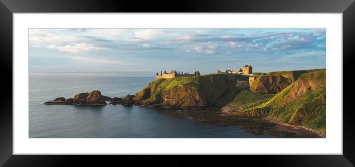Dunnottar Castle Sunrise  Framed Mounted Print by Anthony McGeever