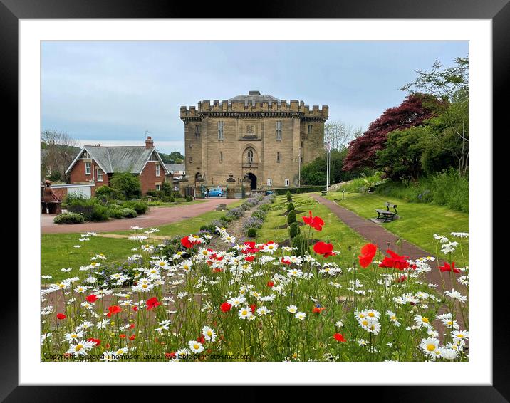 Morpeth Castle  Framed Mounted Print by David Thompson