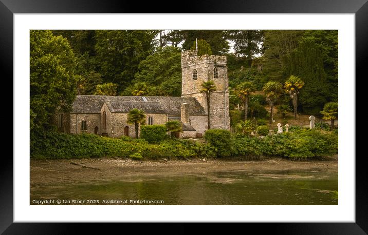 St.Just church, Cornwall  Framed Mounted Print by Ian Stone