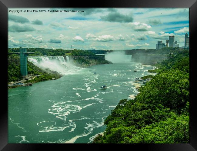 Niagara Falls  Framed Print by Ron Ella