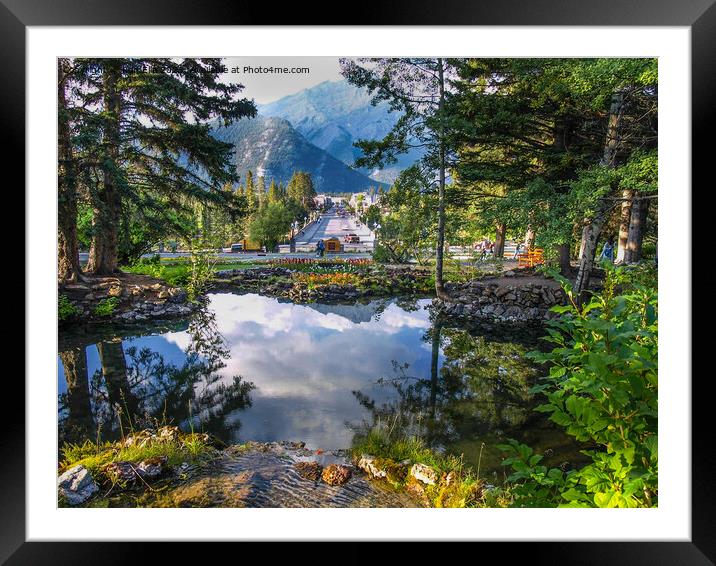"Serenity Reflected: A Breathtaking Landscape"  Framed Mounted Print by Ron Ella