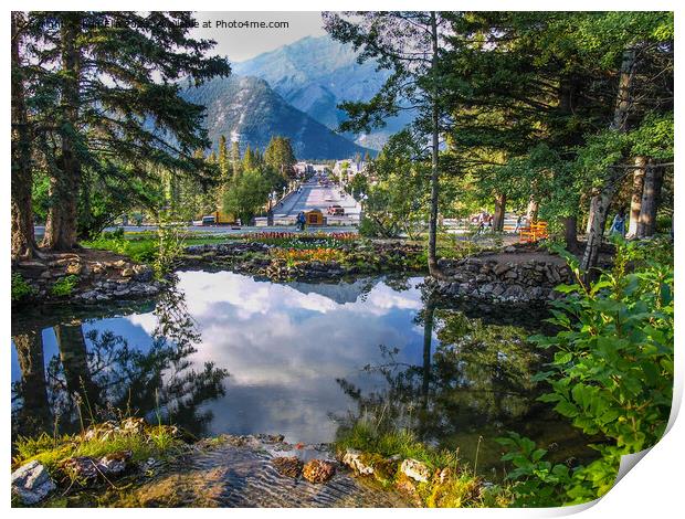 "Serenity Reflected: A Breathtaking Landscape"  Print by Ron Ella